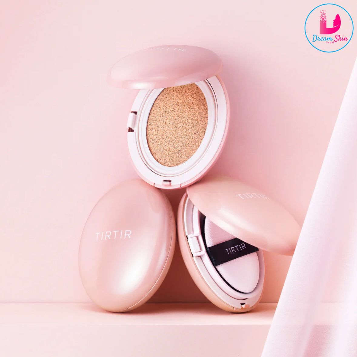 TIRTIR Mask Fit All Cover Pink Cushion [#21W Natural Ivory]